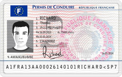 Photo permis de conduire