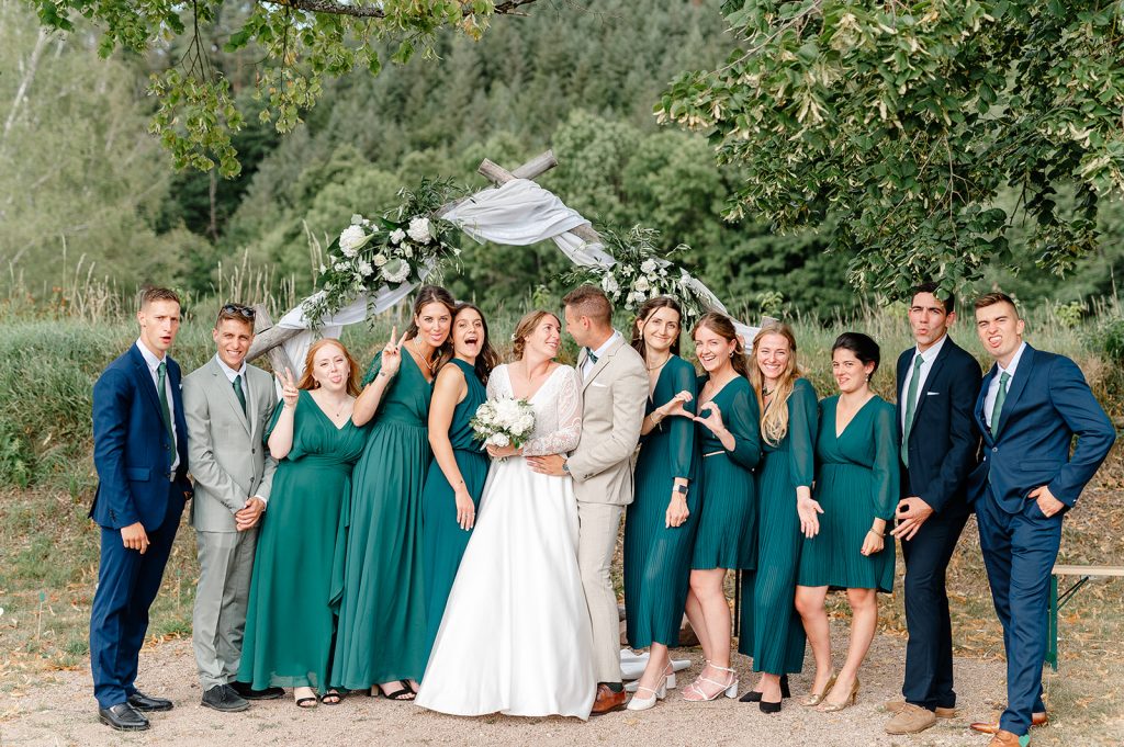 Photo De Groupe Fun Mariage